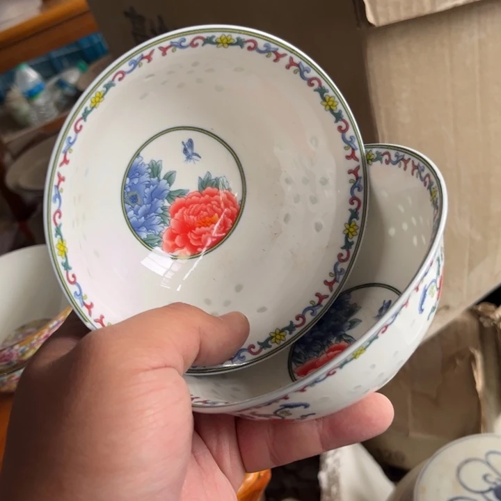 碗陶景德镇高温细白瓷