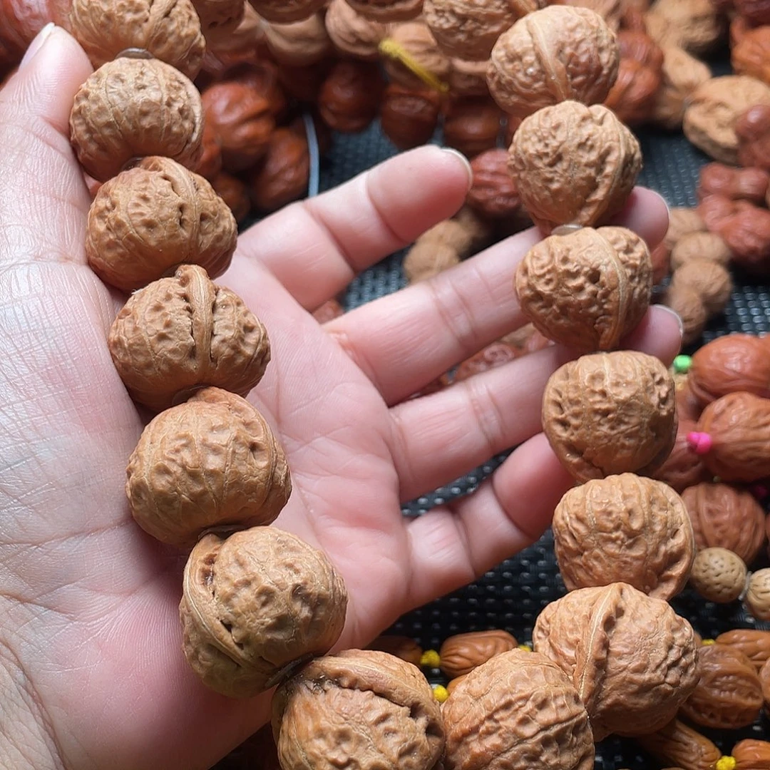 鬼***生手串文玩核桃磨盘方墩