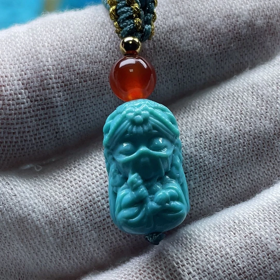 绿松石未镶嵌颈饰