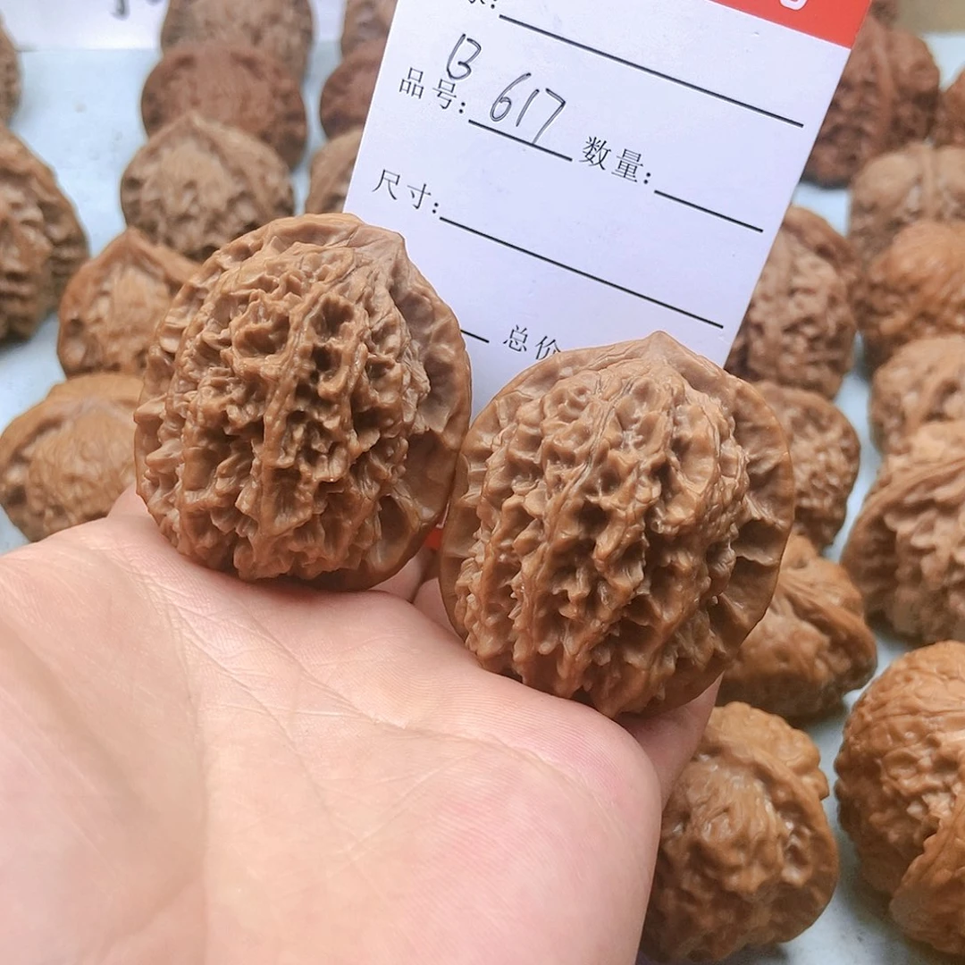 文玩核桃把件617号平谷大花40尺