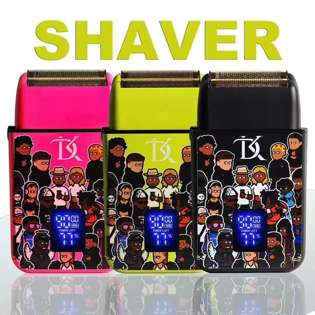 Dk油头渐变推剪增白器推白剃须刀理光头神器家用发廊双网9000转