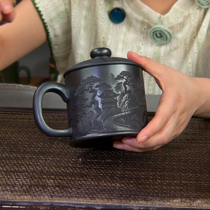 茶杯紫砂高货放漏