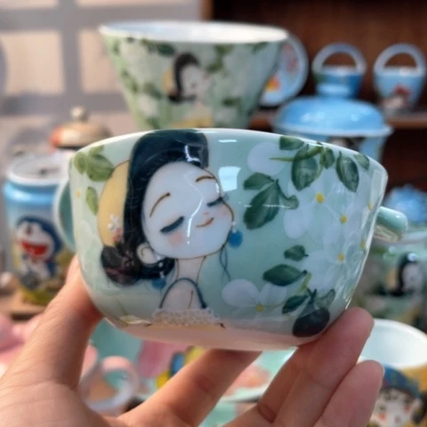 炉景德镇釉下手绘陶瓷