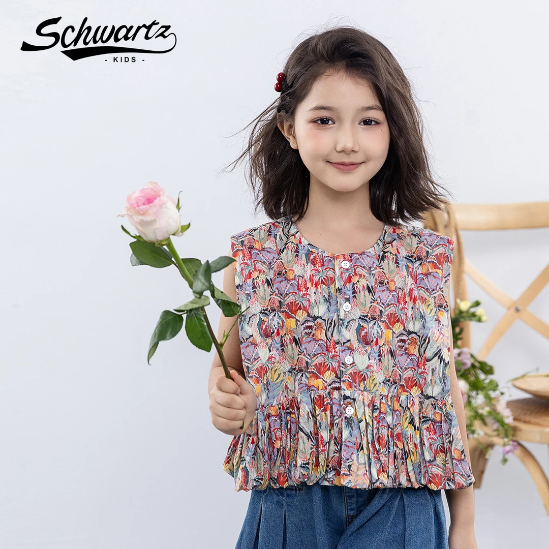 【若大王】Schwartz2025夏季新款女童小衫-M2XS256040