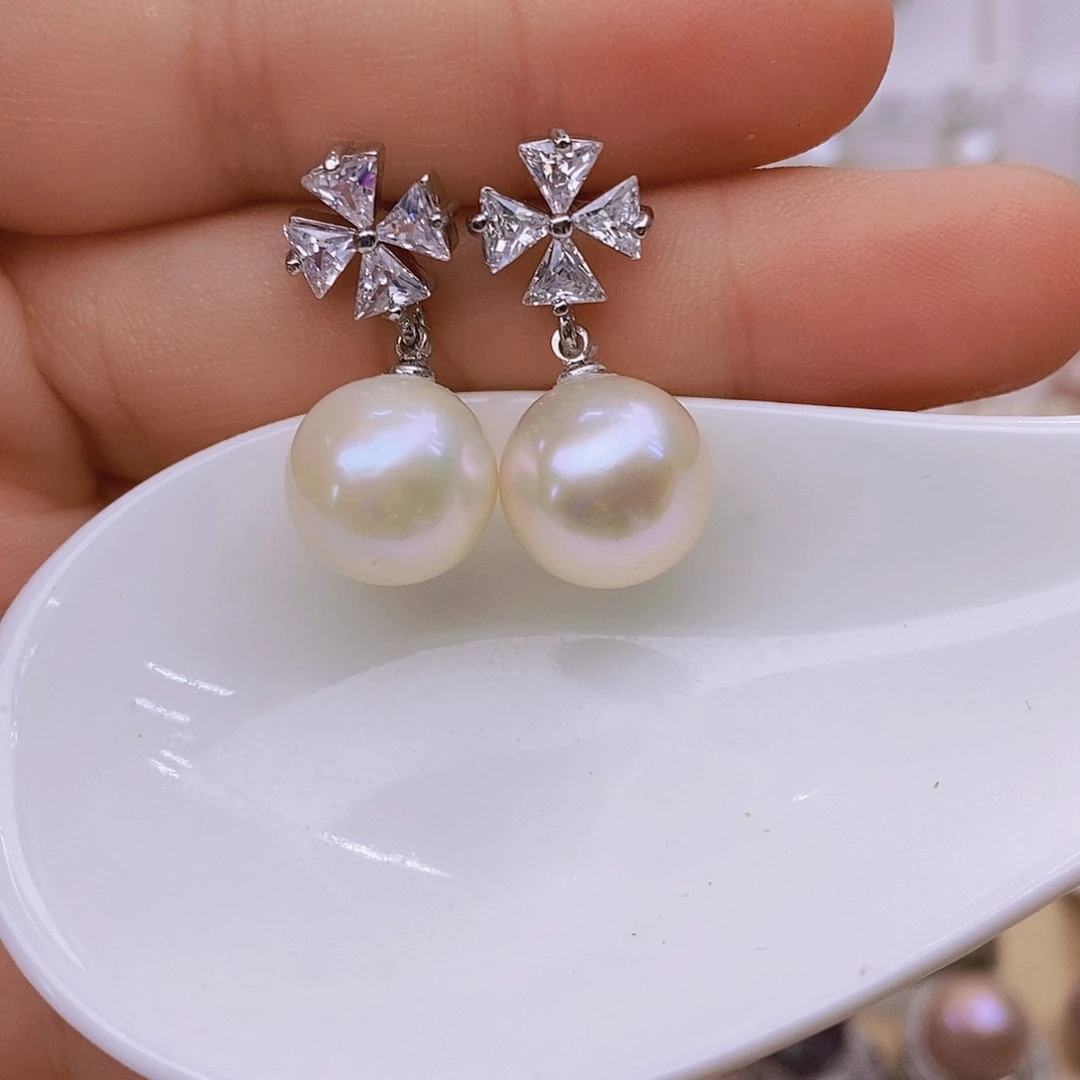 未镶嵌耳饰淡水珍珠