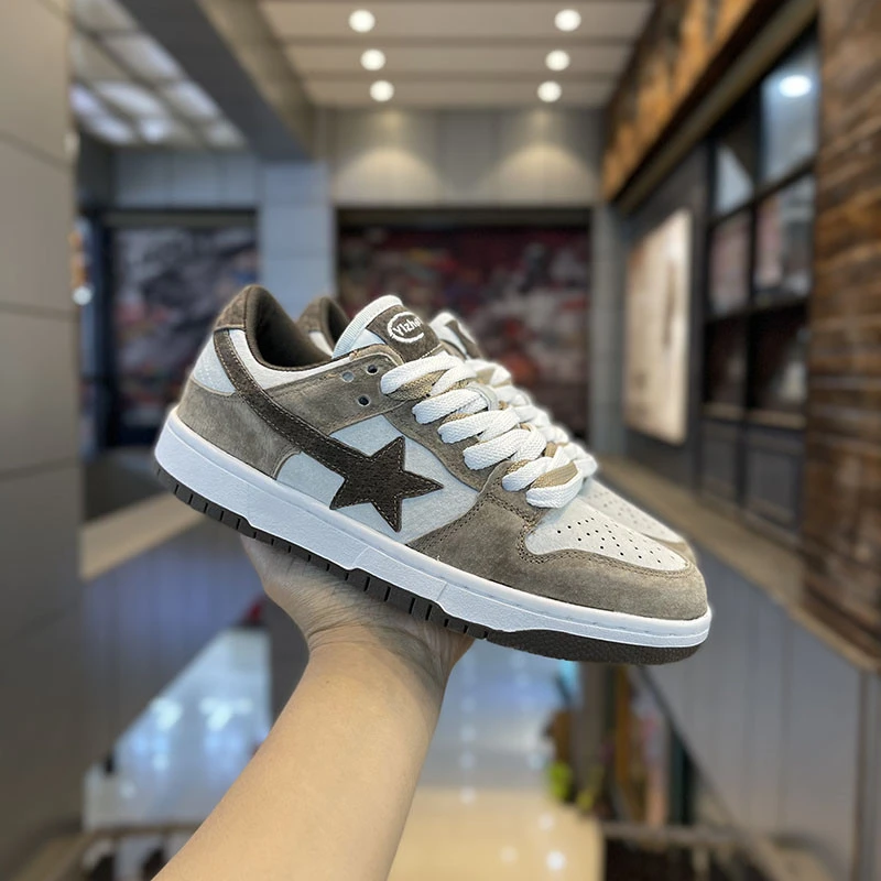 磨砂皮男鞋春季新款学生鞋透气休闲百搭运动鞋真皮超软底男士板鞋