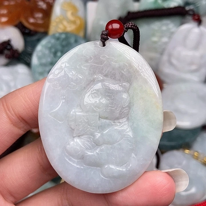 颈饰未镶嵌翡翠翡翠