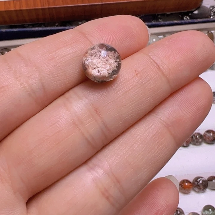 水晶手链银S800镀金镶嵌A***y