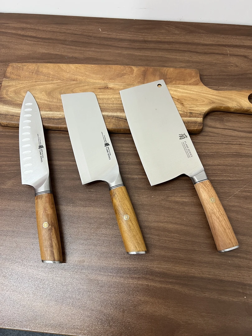 外贸尾单 不包含刀座澜全套斩切＋中式菜切+主厨刀