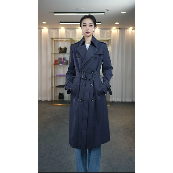 AMASS/阿玛施 秋冬新款时尚百搭英伦风外套气质设计师风衣5400901