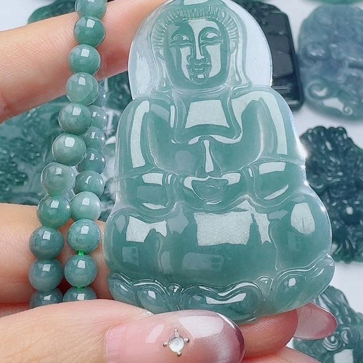 翡翠未镶嵌颈饰888888888