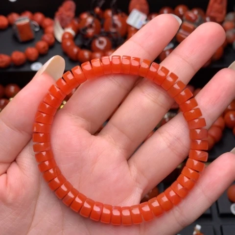 南红玛瑙未镶嵌手串