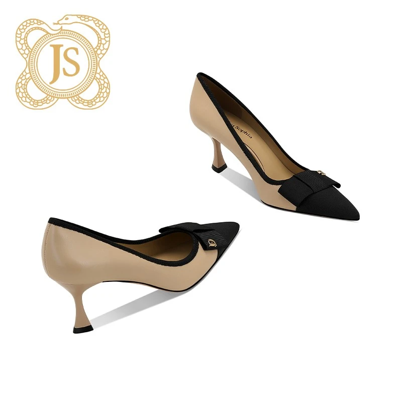 已开价，24Z61918时尚小香风优雅尖头细跟高跟鞋