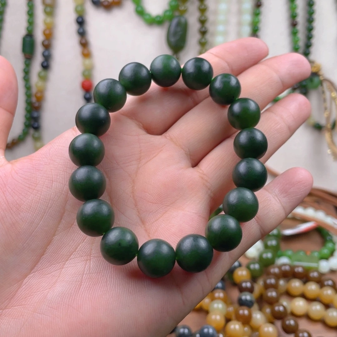 和田玉未镶嵌手链