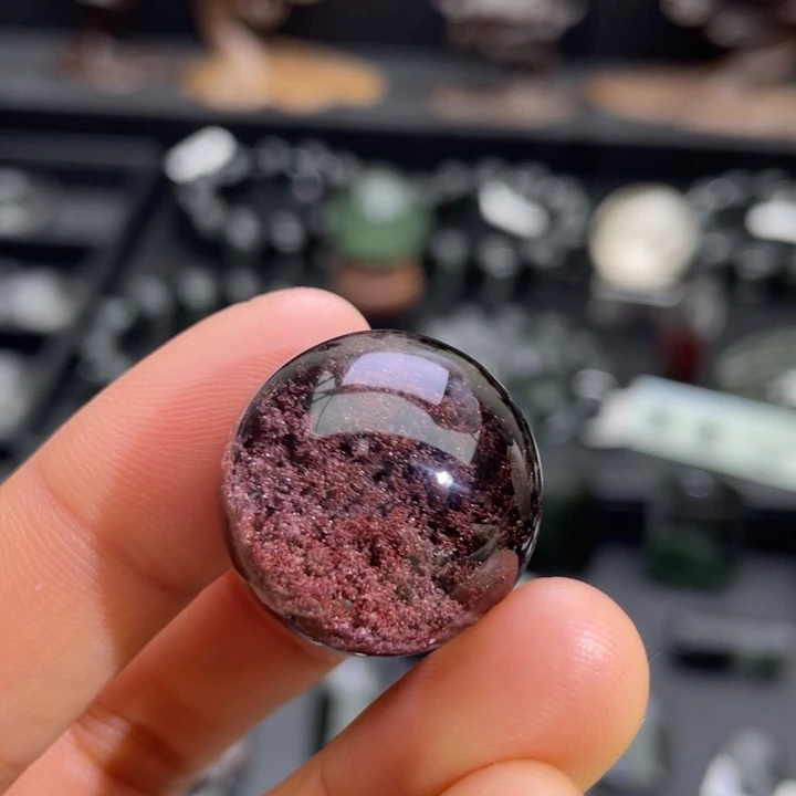 未镶嵌水晶颈饰红幽灵单珠定制