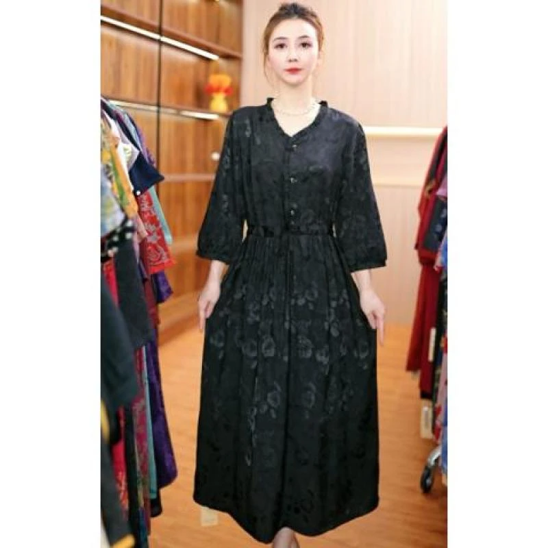 6696-27新款女士气质时尚连衣裙