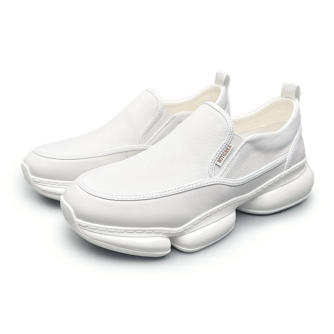 BIEUBRAYR/【新款上新】冰丝网气垫底一脚蹬牛皮时尚百搭休闲软弹鞋