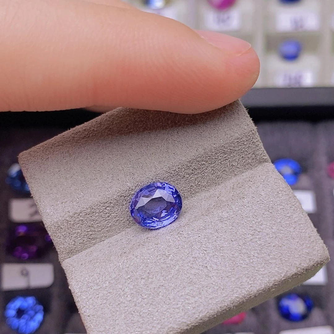 裸石蓝宝石无烧矢车菊玻璃体1.52ct/0567