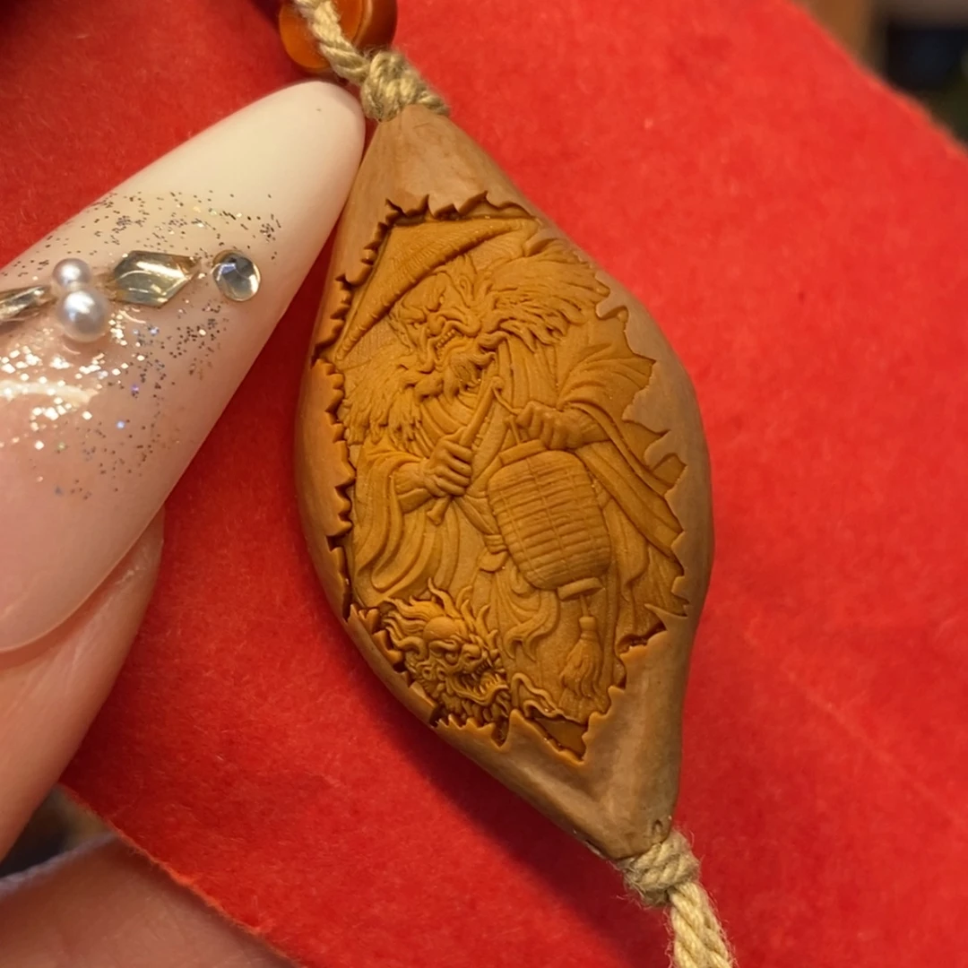 橄榄核吊坠包衣钟馗单子