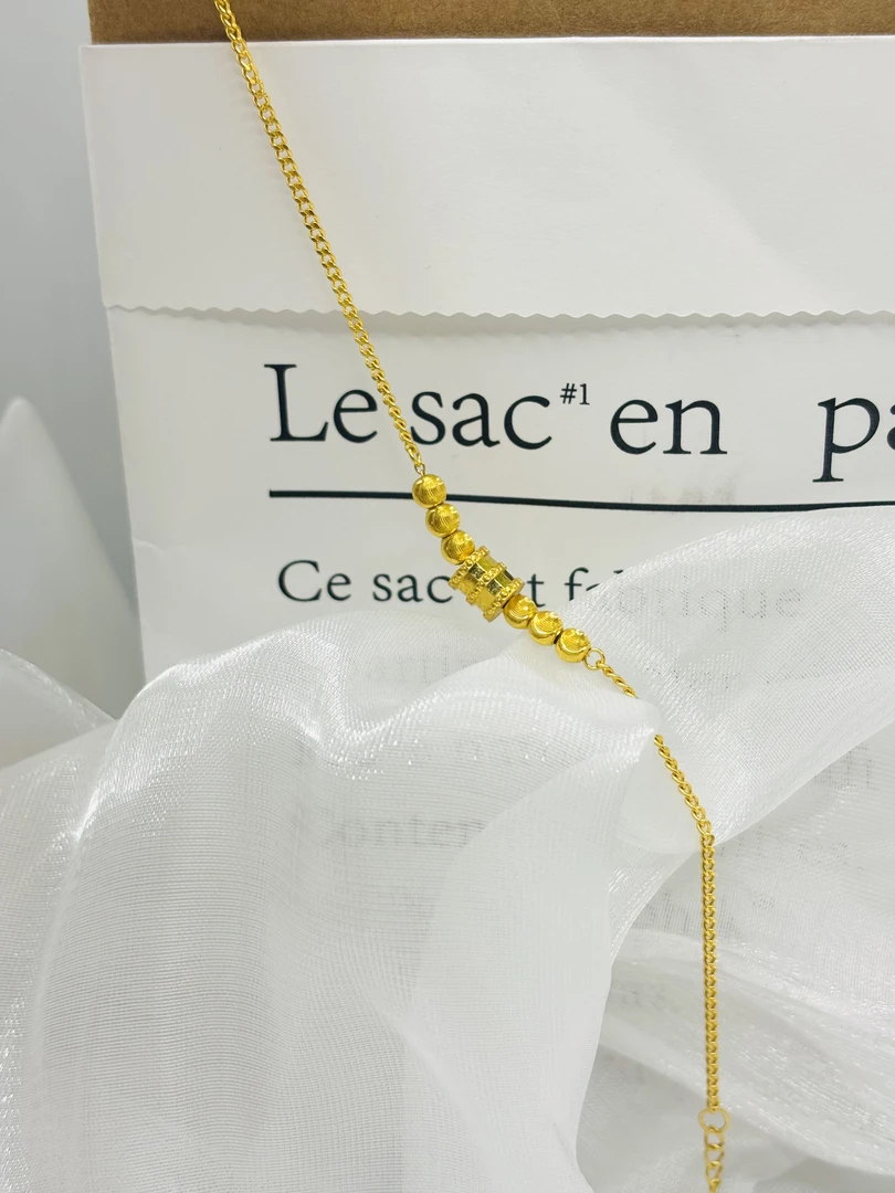 SUNFEEL/赛菲尔【直接说爱】②足金999蛮腰猫眼珠黄金手链推荐