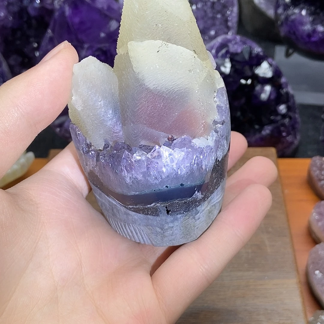 未镶嵌大型摆件（非配饰）紫晶