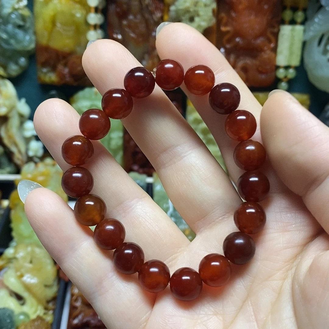 蛇纹石玉未镶嵌手链
