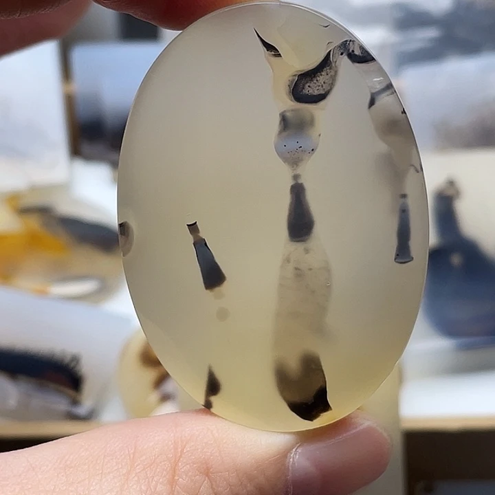 海***洋玛瑙/玉髓未镶嵌颈饰