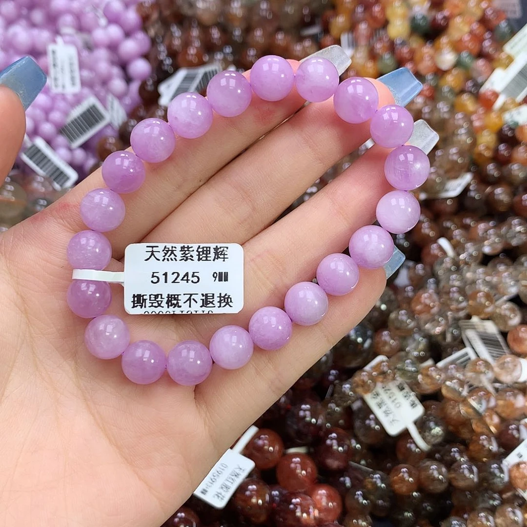 手串锂辉石未镶嵌，