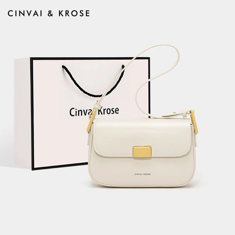 【CinvaiKrose官方正品】 包包女款爆款2025新款女士真皮斜挎单肩包