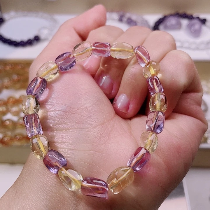 水晶手链未镶嵌阿**闪手串