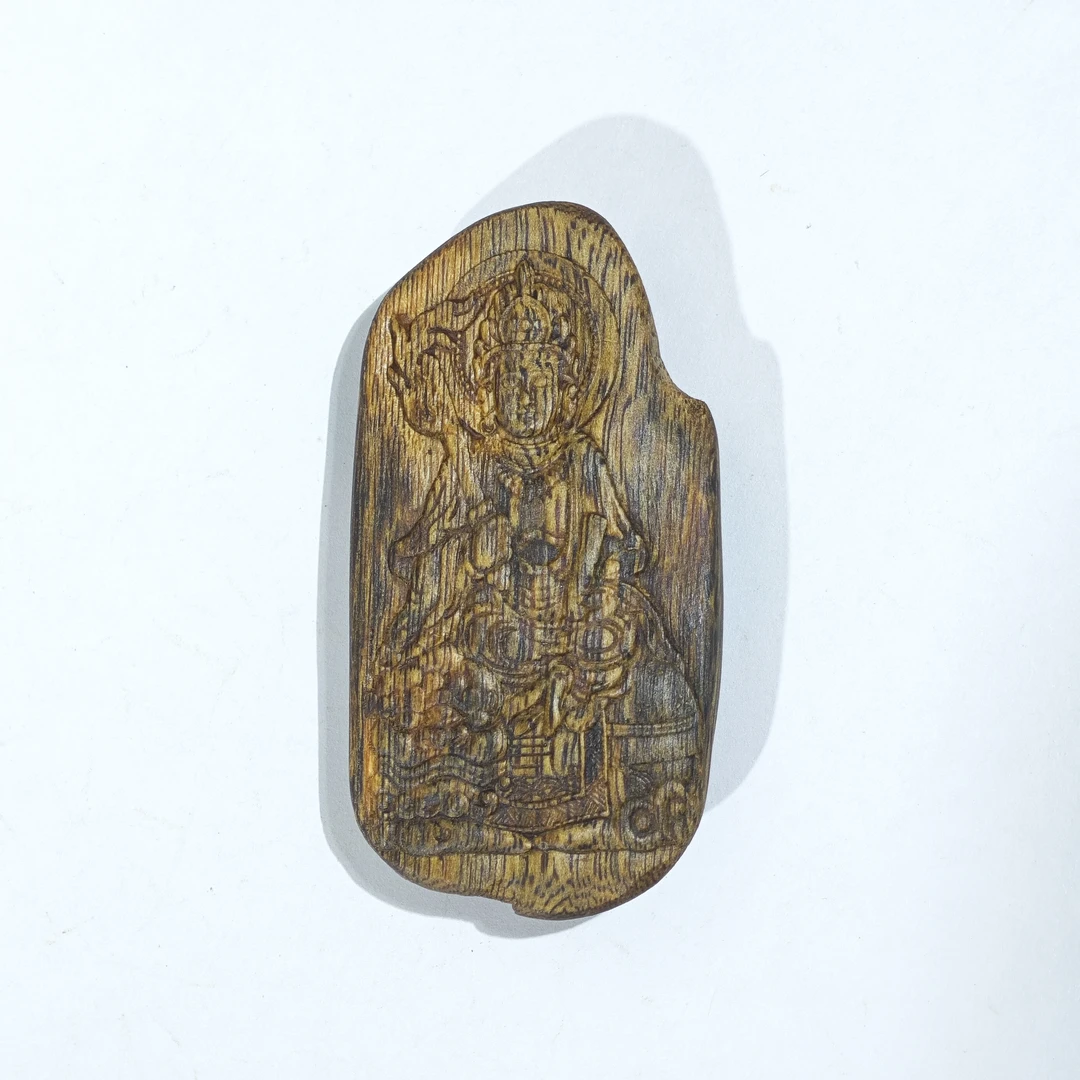 沉香奇楠佛牌-文殊菩萨TXQN1329