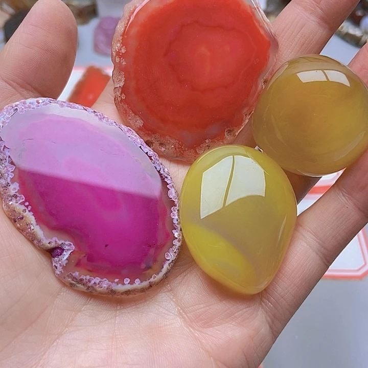 【闪购商品】未镶嵌玛瑙/玉髓珠宝半成品月****9