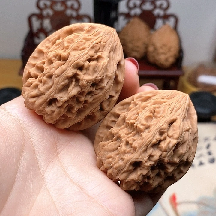 文玩核桃把件鸡心
