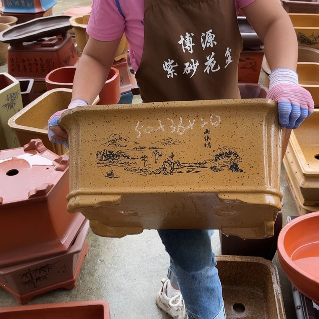 紫砂花盆盆景艺术