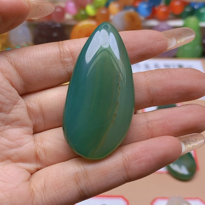 【闪购商品】玛瑙/玉髓玉牌未镶嵌小*卜