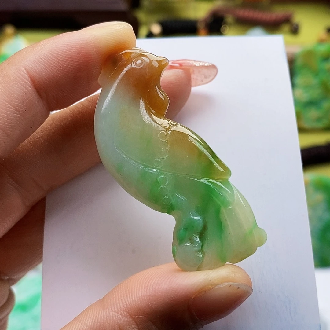 颈饰未镶嵌翡翠翡翠A货一物一证