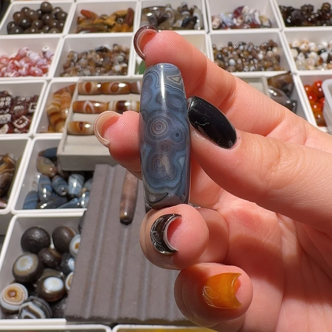 玛瑙/玉髓合金颈饰