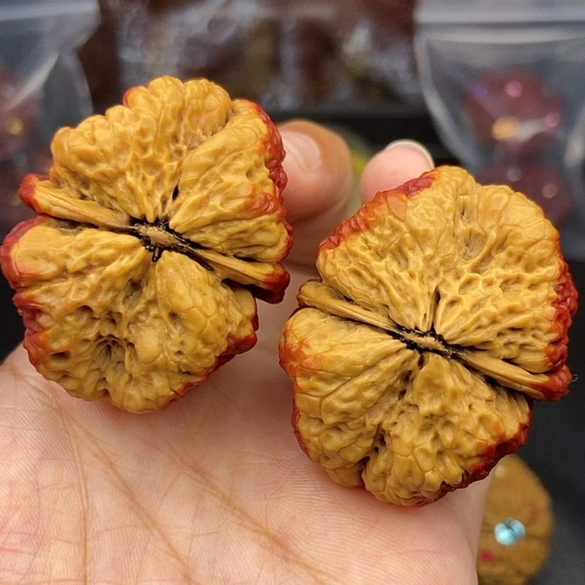 【闪购商品】把件文玩核桃43尺蝴蝶蟾