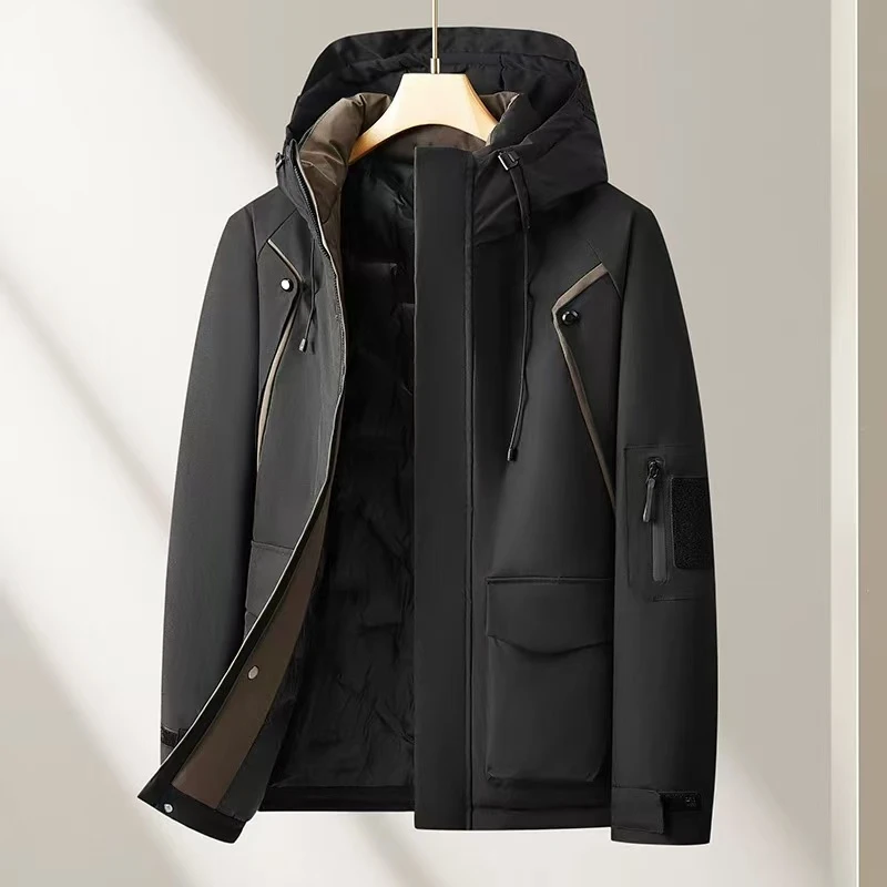 门店下架款！户外冲锋系列保暖！男士冬季样保暖短款裤羽绒衣-85906