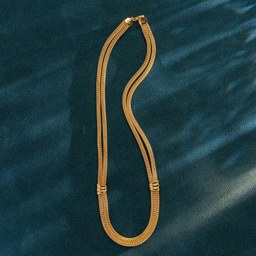 【奢小姐珠宝】18K金“伯尼尔香槟”项链42cm-JH462