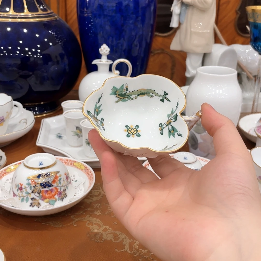 摆件中古一等绿色御龙