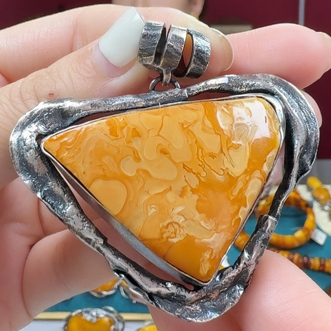 蜜蜡吊坠(不含链)未镶嵌吊坠