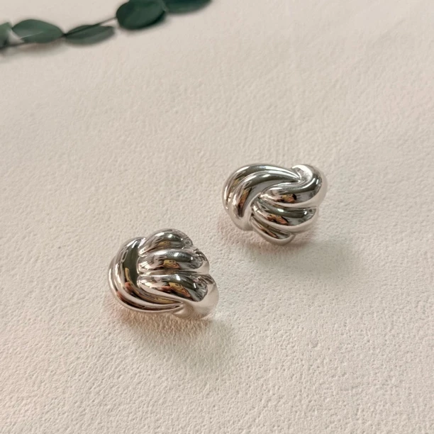 铜合金耳饰 【六六中古】孤品造型感耳夹ap7344