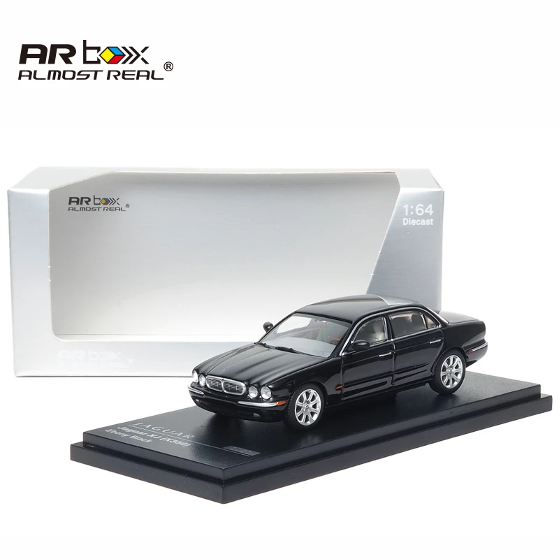 1:64合金车模 捷豹 XJ6 （X350）黑色 AR box汽车模型Almost Real