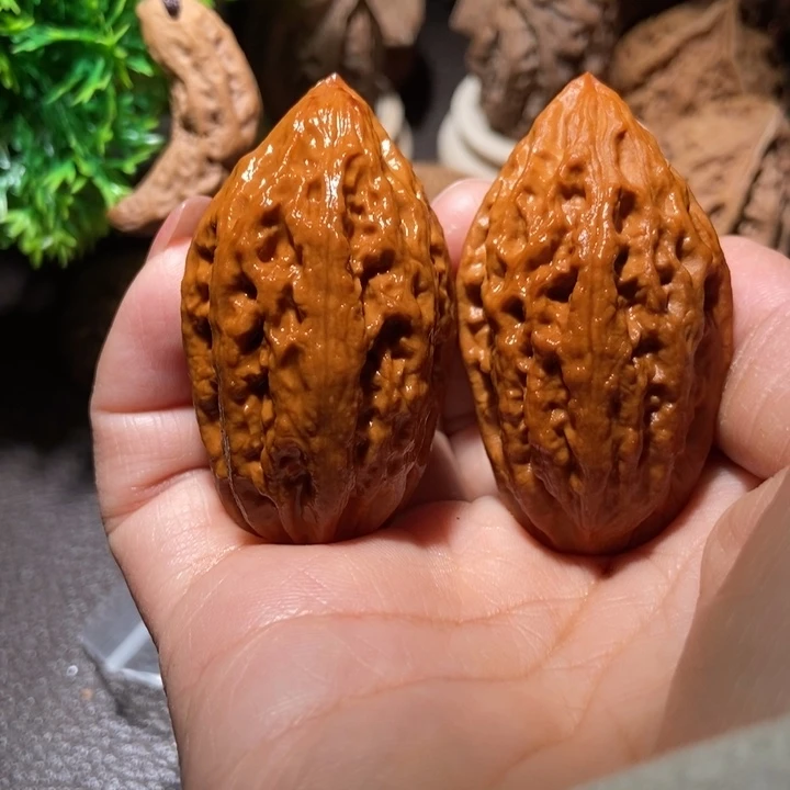 把件文玩核桃东北楸子小雪90