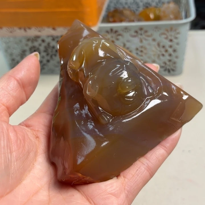 玛瑙/玉髓未镶嵌吊坠(不含链)