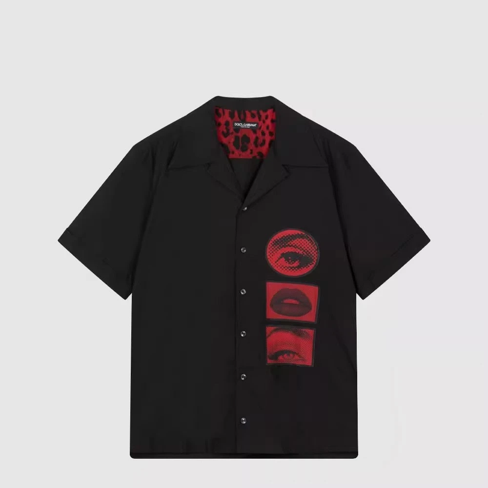 DOLCE GABBANA杜嘉班纳DG男短袖衬衫G5JG5TFU5TIN0000