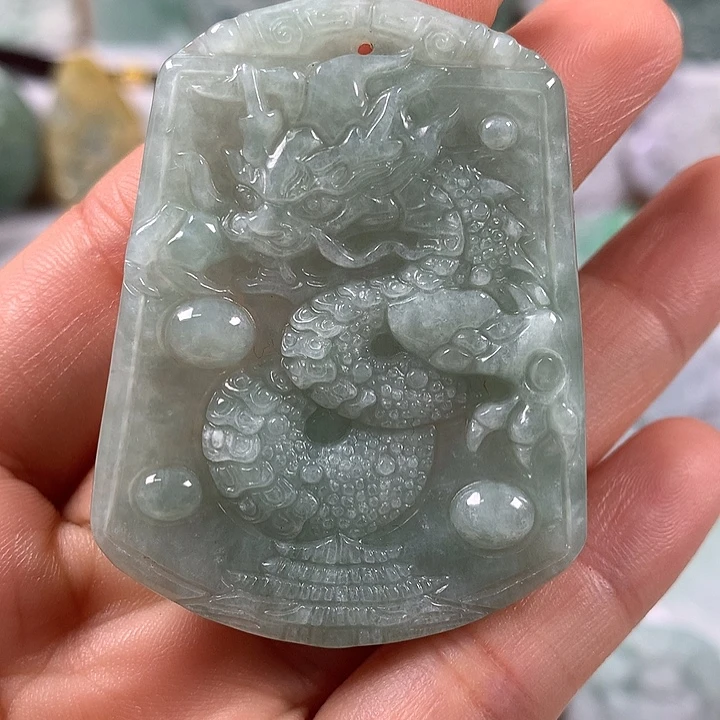 颈饰未镶嵌翡翠仿古龙行天下福利