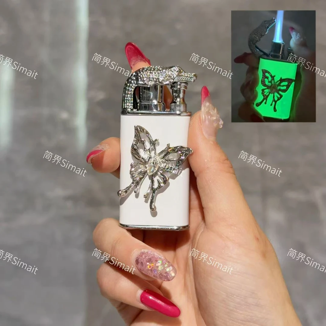 【简界正品保障原创手作】奢华蝴蝶高级感小众精致打火机送女友礼物