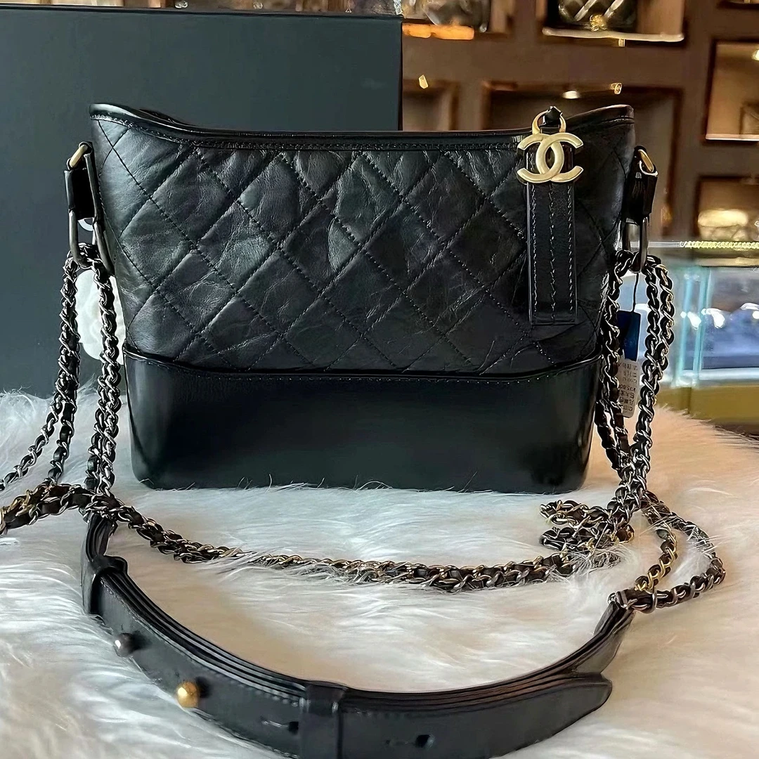 99新 Chanel/香奈儿 5239|香奈儿中号流浪单肩斜挎包|香奈儿
